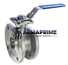 Кран шаровый фланцевый моноблочный нержавеющий AISI-304 Ду80 Ру16